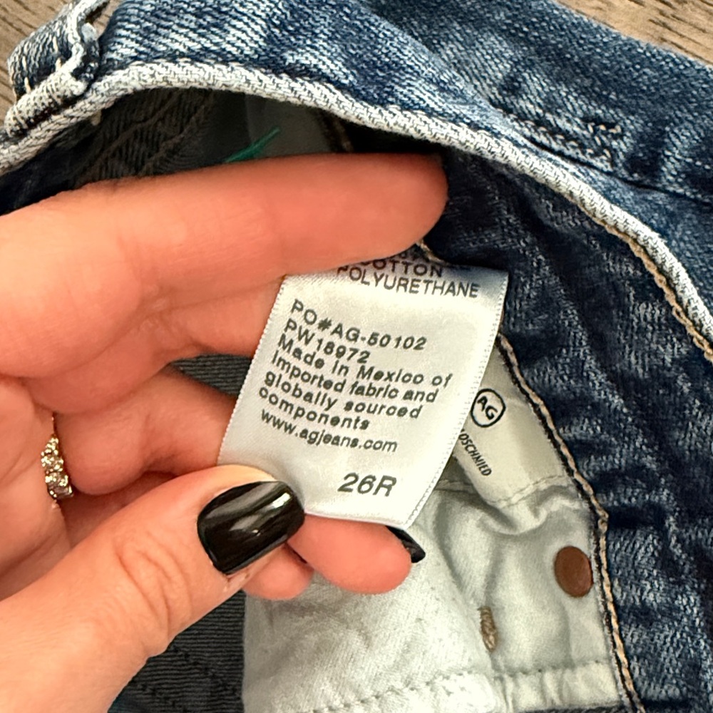 AG-ED distressed medium wash jeans - Picture 5 of 8